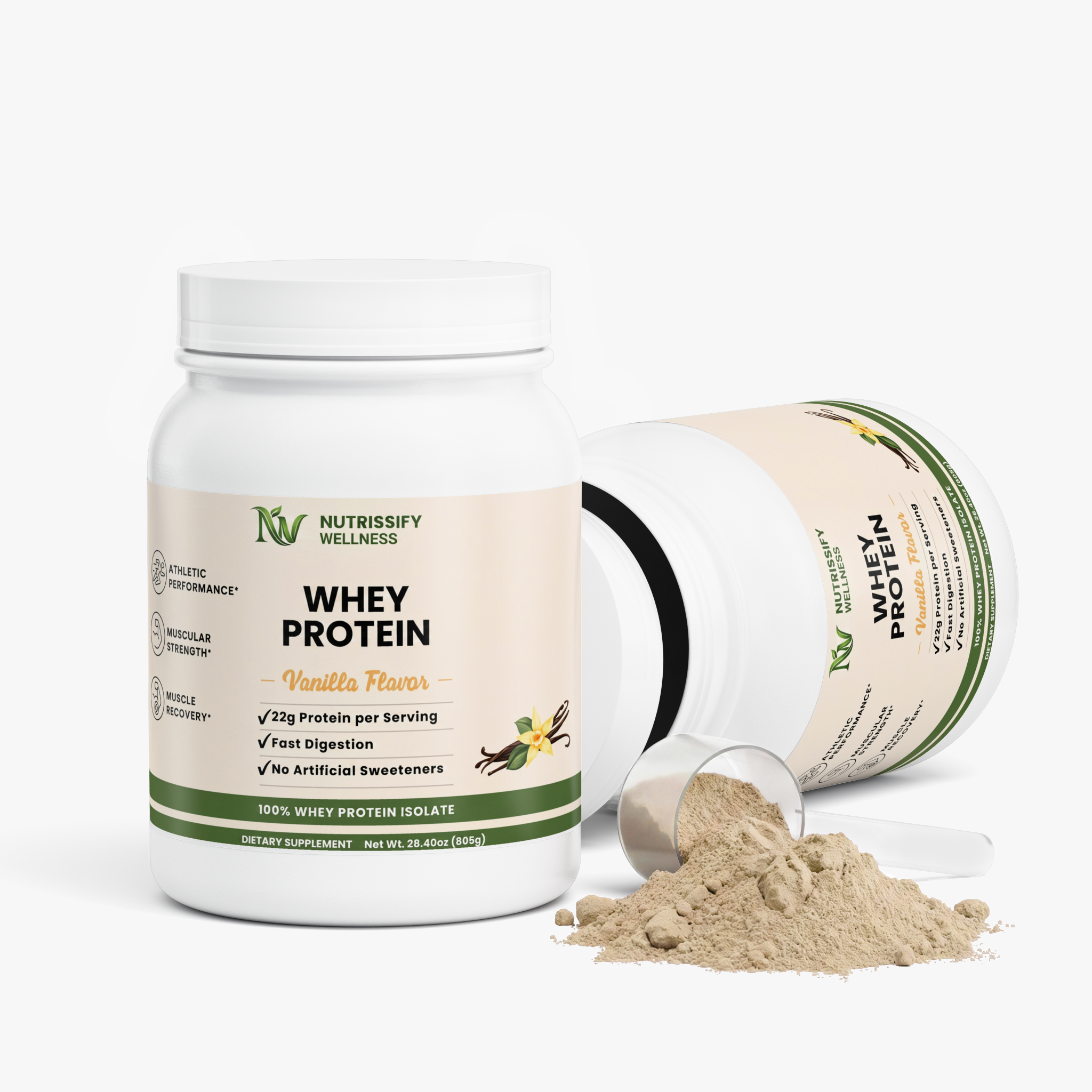 Advanced 100% Whey Protein Isolate (Vanilla)