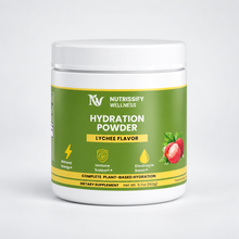 Nutrissify Wellness Lychee Electrolyte Hydration Powder - Refreshing Plant-Based Drink Mix