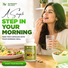 Nutrissify Wellness Complete Daily Multivitamin for Whole-Body Support – 60 Capsules